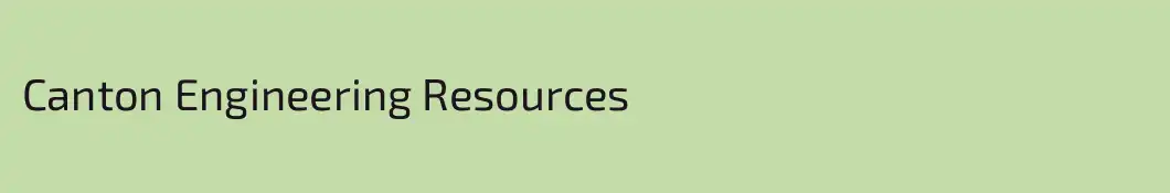 Canton Engineering Resources